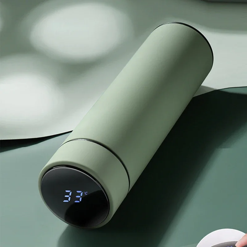 Smart Frosted Thermal Bottle – 500ml