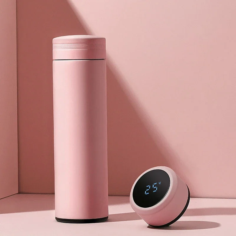 Smart Frosted Thermal Bottle – 500ml